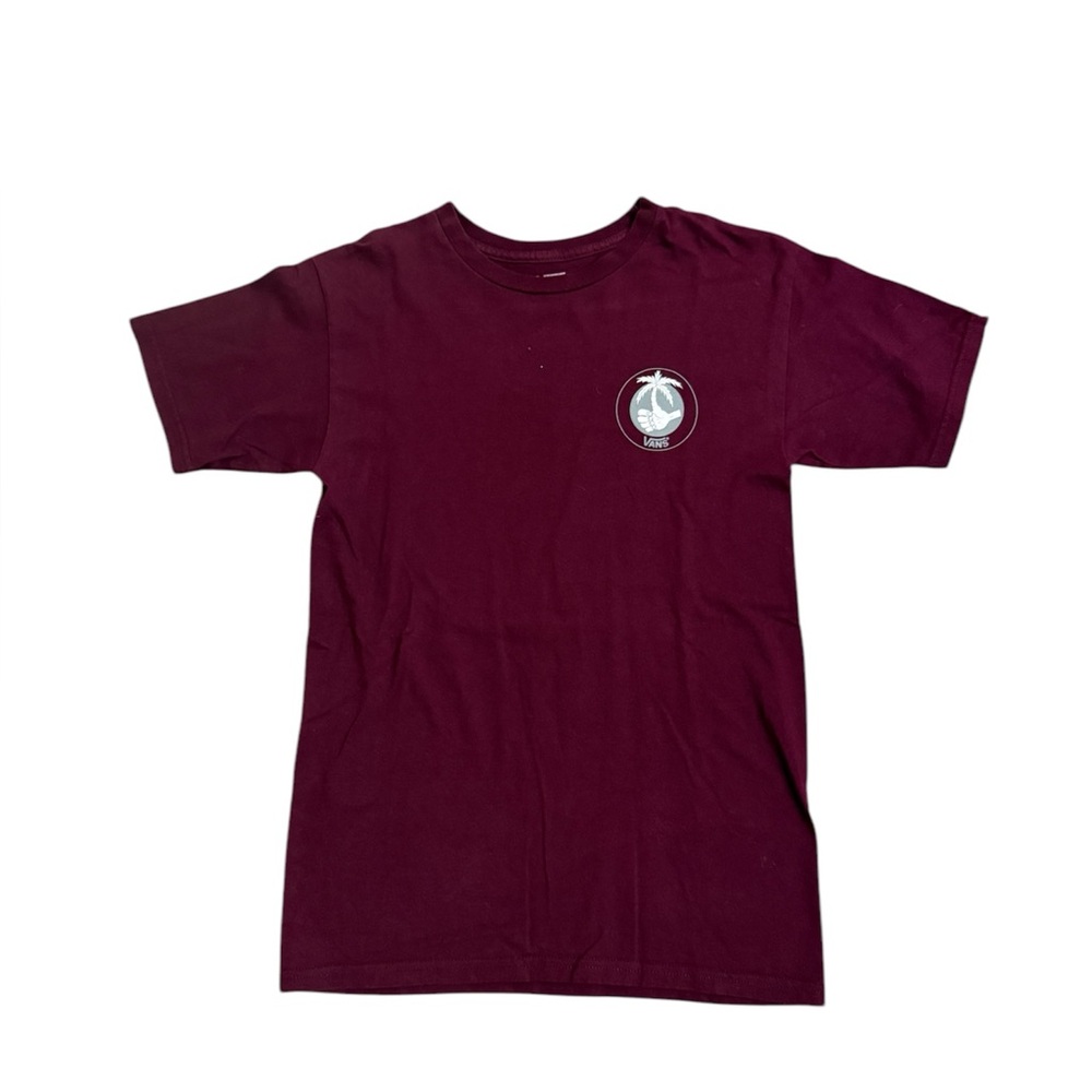 Men’s Vans Maroon T-Shirt, Size S